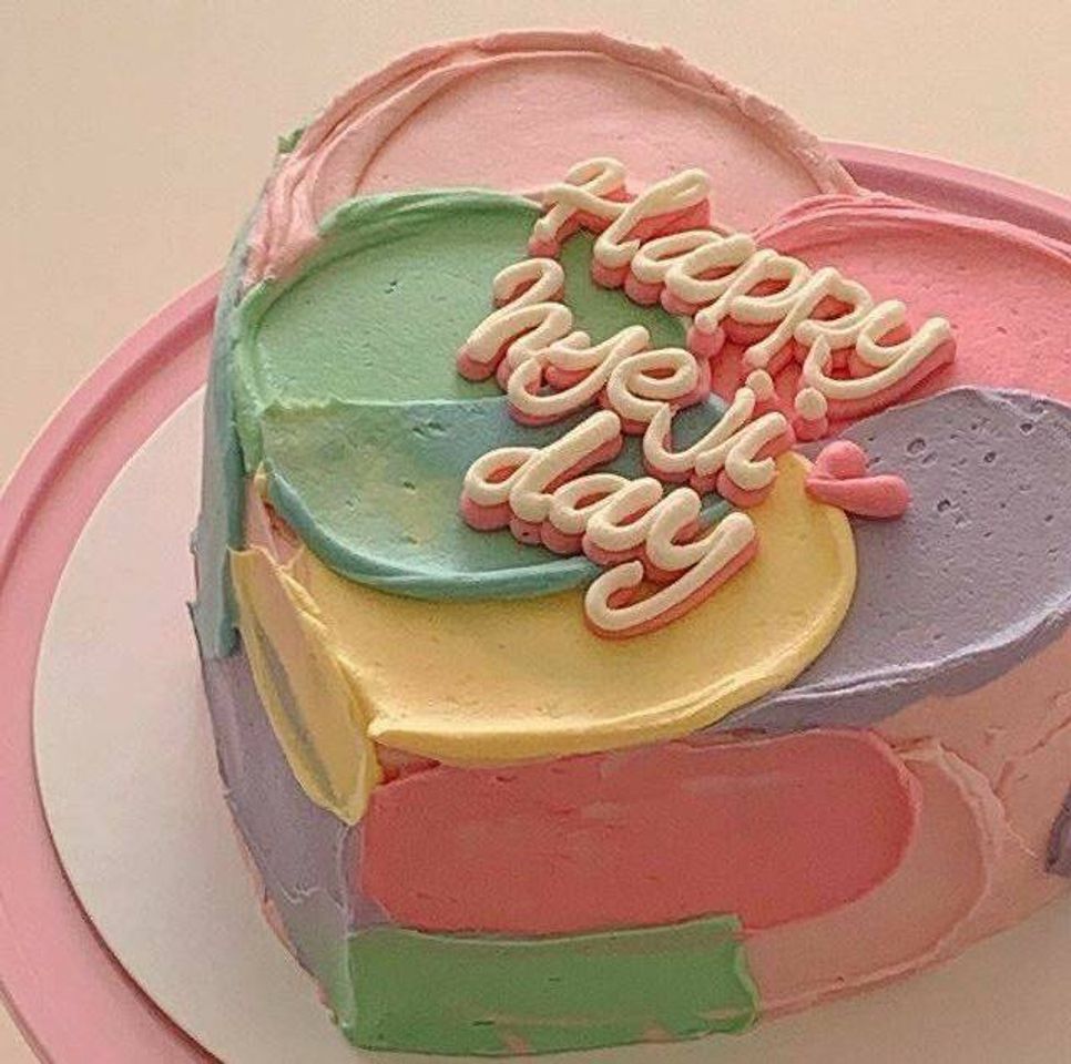 Fashion colorful cake