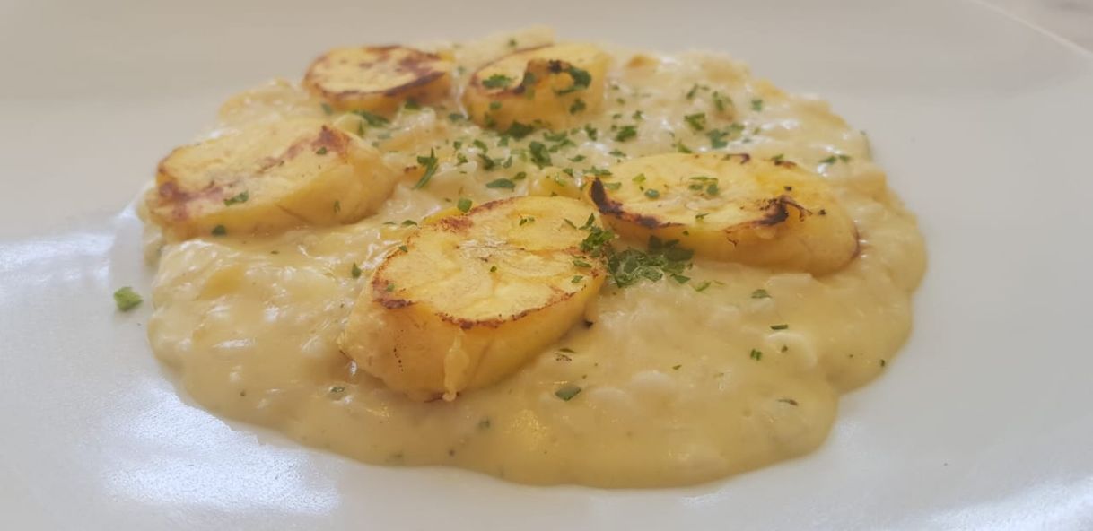 Restaurants  Risoto de queijo Minas com banana grelhada (Sweet Pimenta)