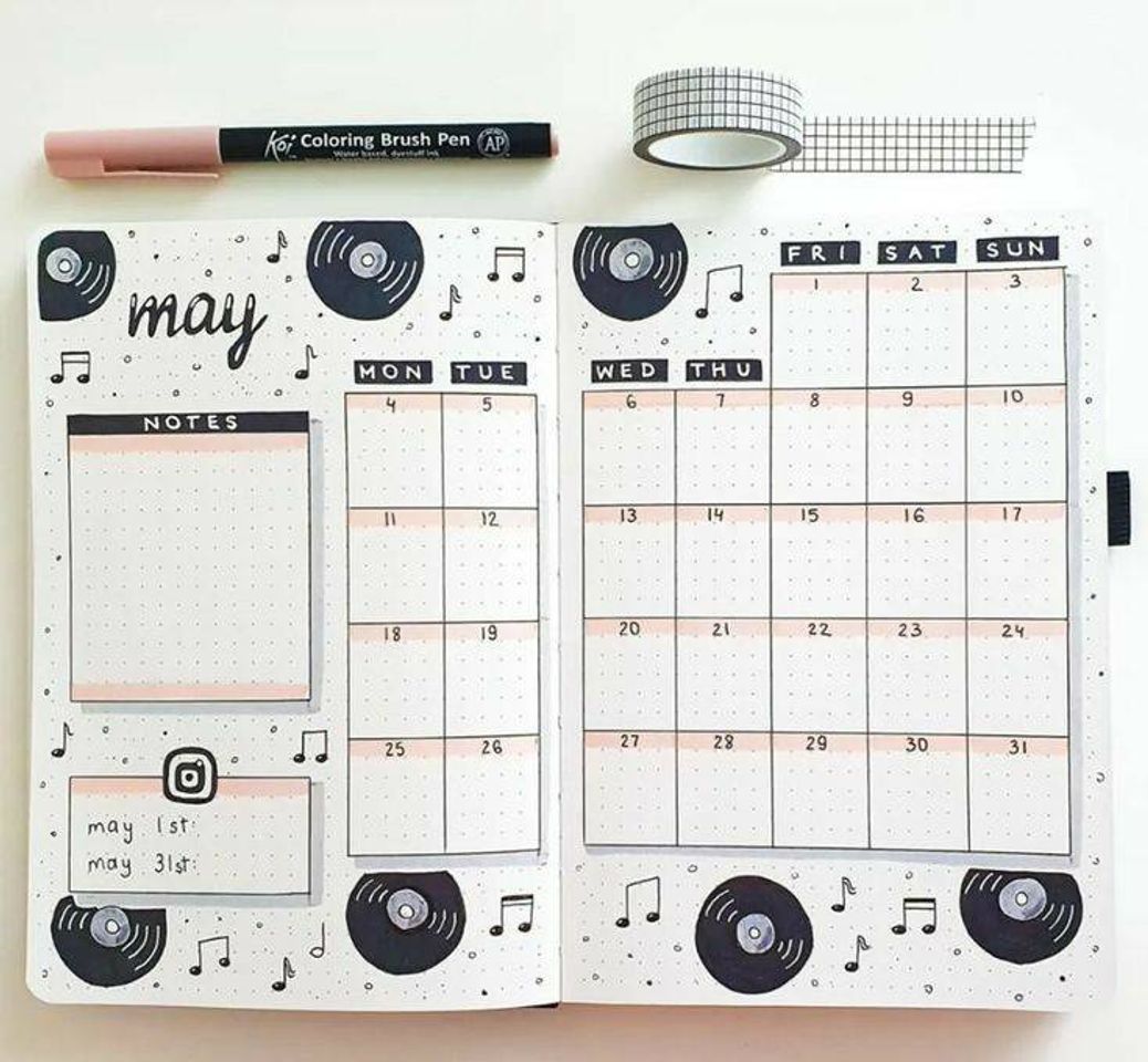 Moda Layout - bujo 