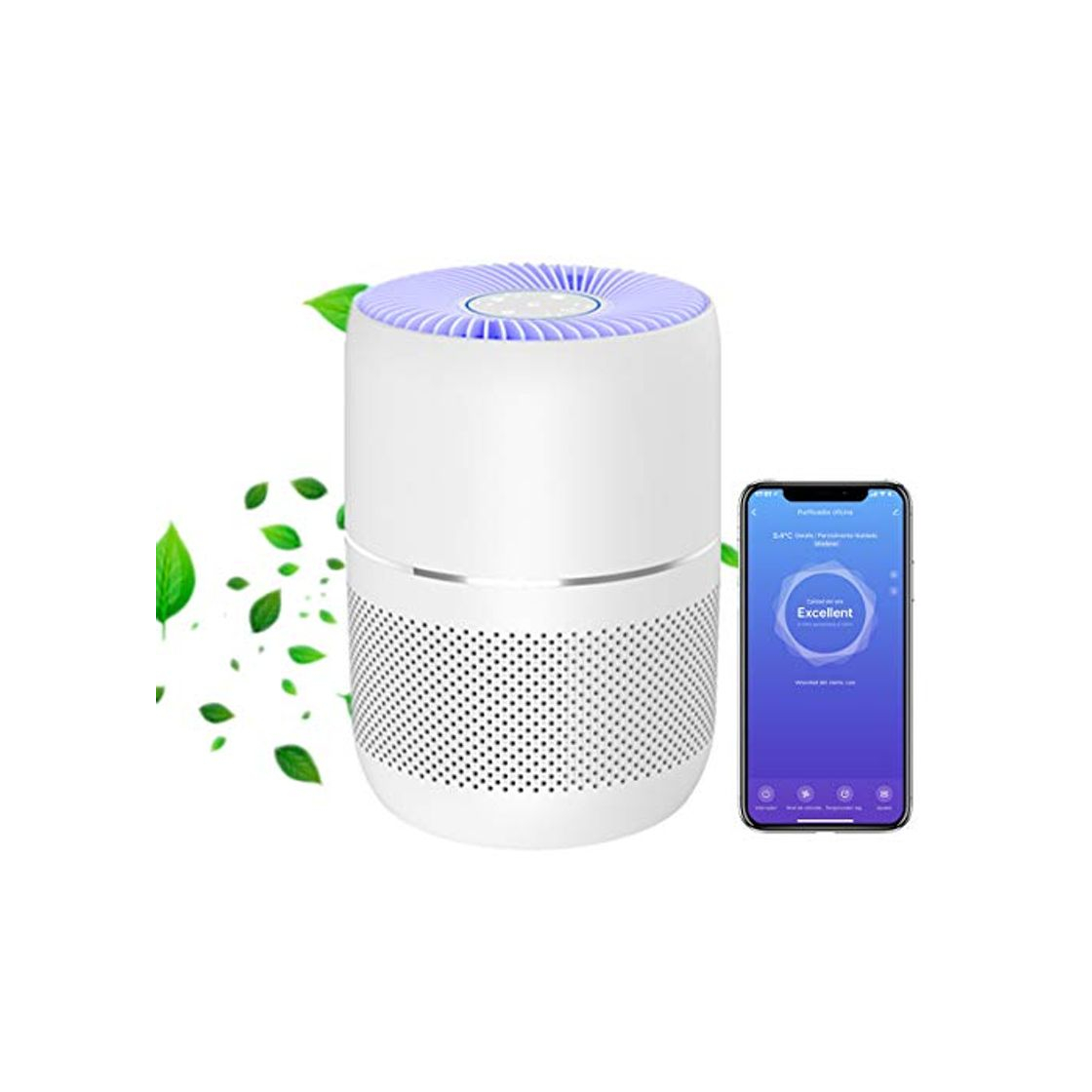 Products Purificador de Aire con filtro Hepa H13 WIFI, 15-30m² CADR 120m³