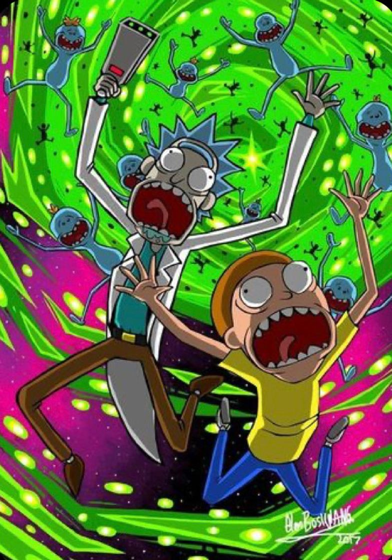 Fashion Rick and Morty Wallpaper