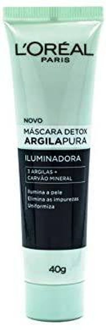 Moda máscara facial de argila loreal