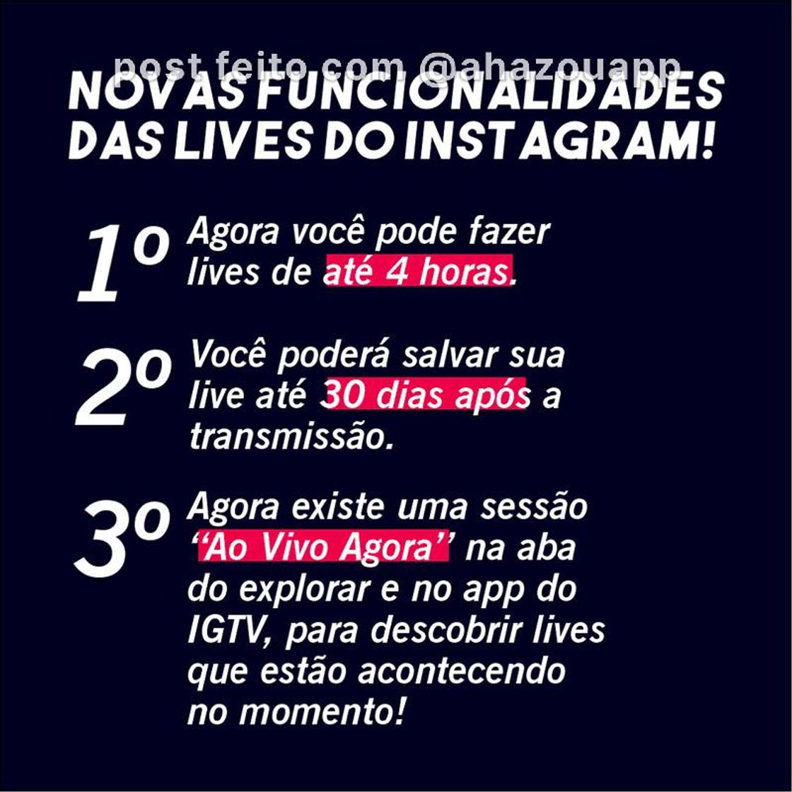 Dica para crescer no instagram.