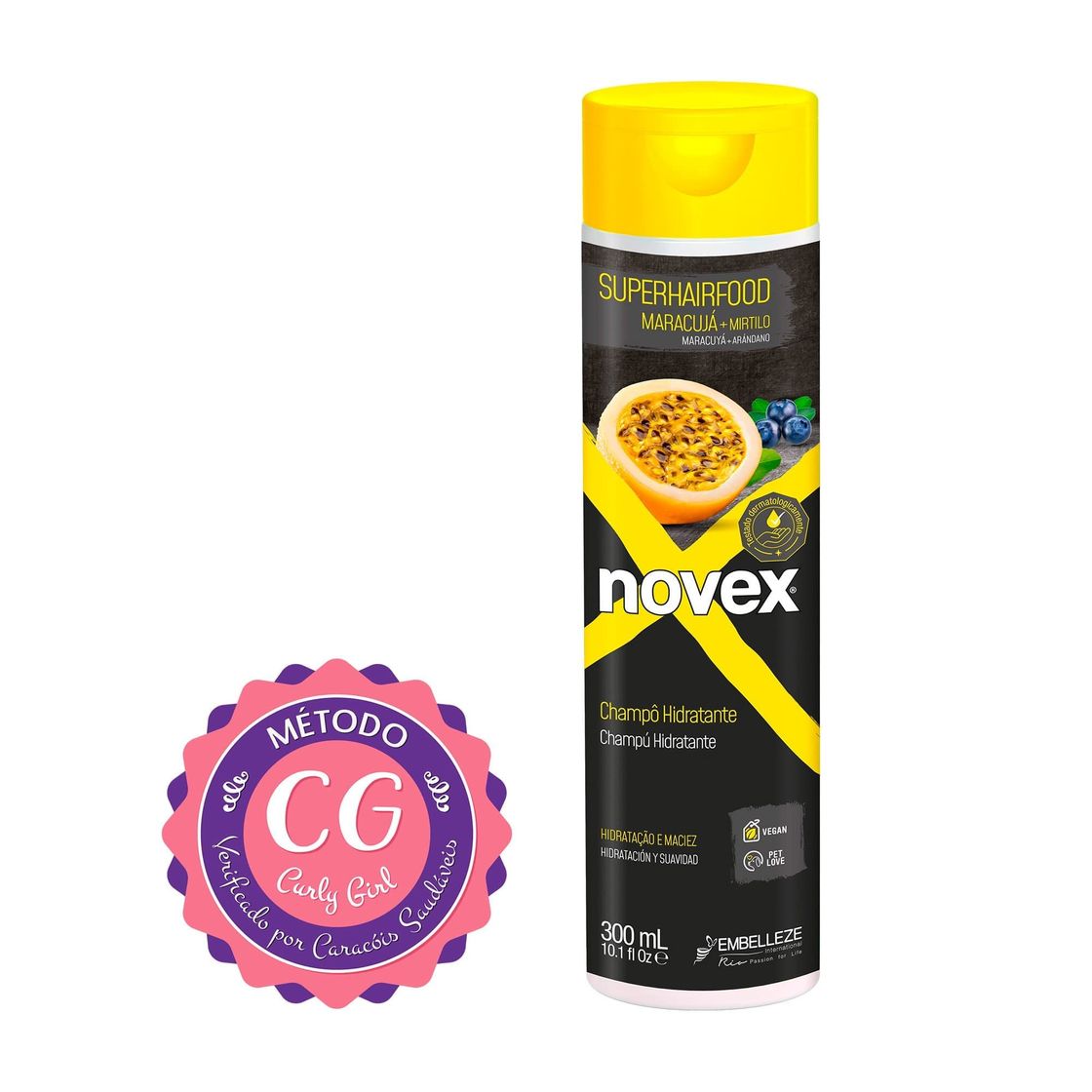 Moda Novex SuperHairFood Maracujá 