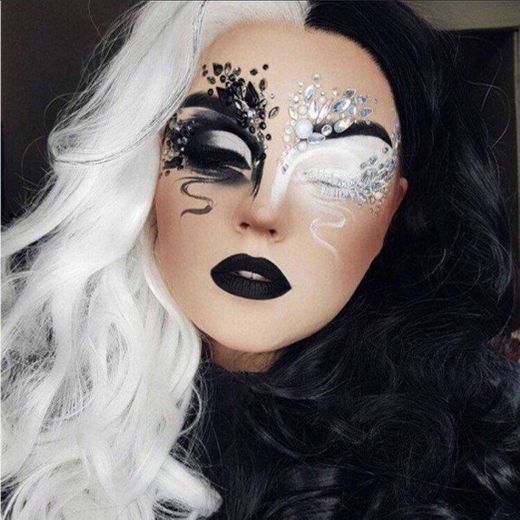 Maquiagem Black 🖤 & White 🤍