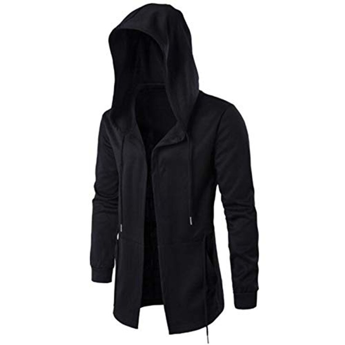 Moda WSZ Hooded Sweatshirts Men Hip Hop Mantle Hoodies Jacket Long Sleeve Cloak