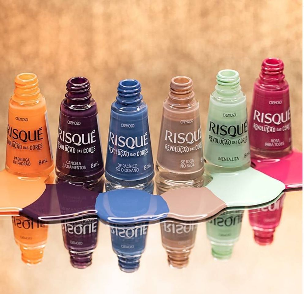 Fashion Nova coleção de esmaltes Risqué Revolução das cores 