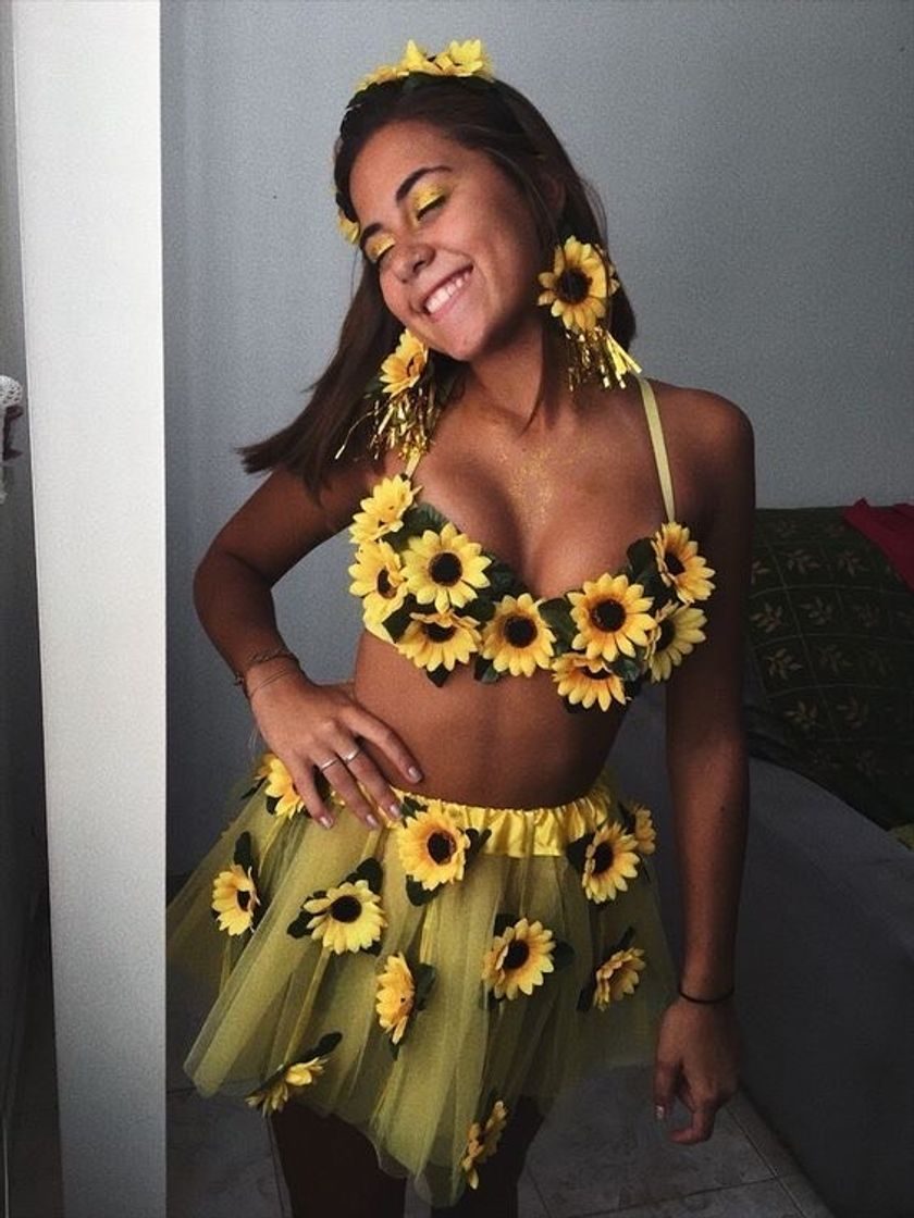 Moda fantasia girasol🌻✨