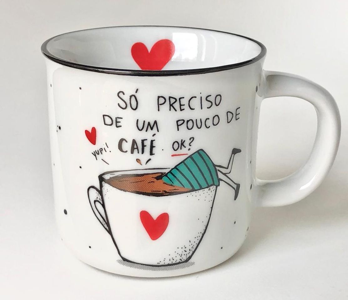 Product Caneca preciso de café