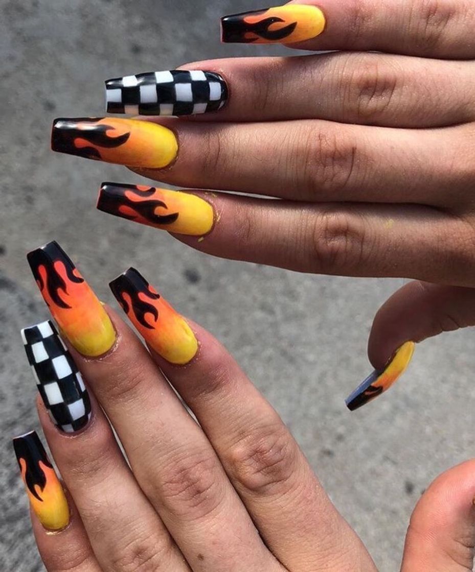 Moda Inspirações de modelo de decoração de unha 💅🏾