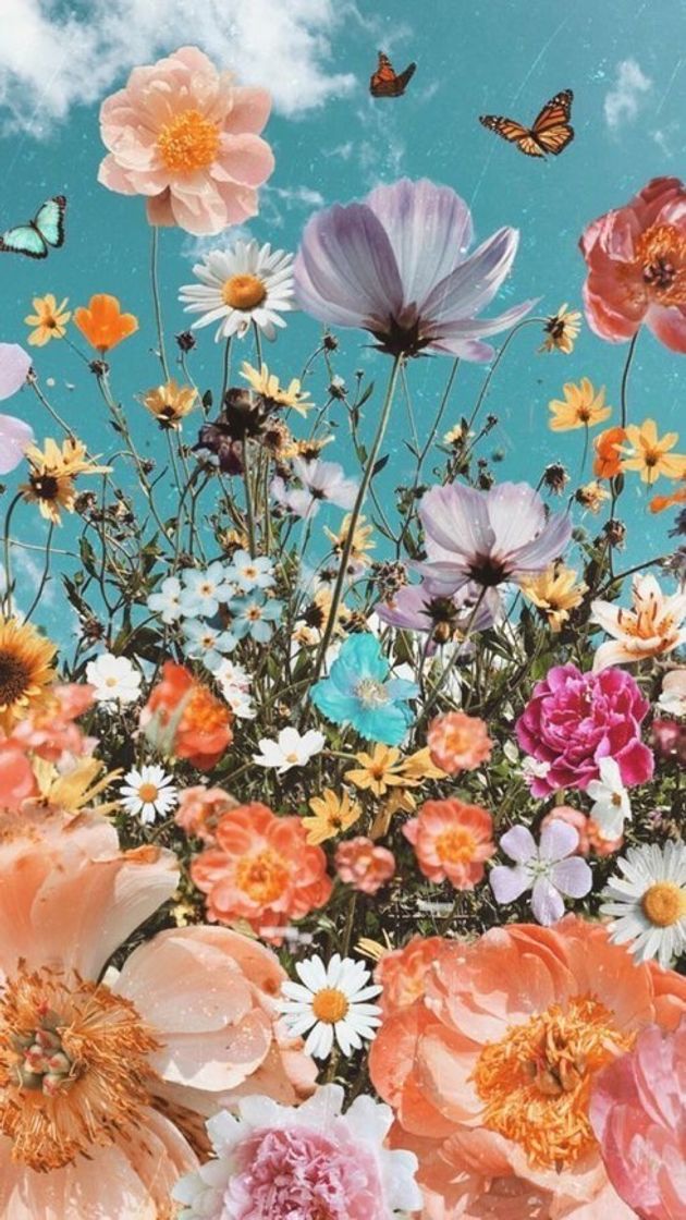 Fashion Papel de parede de flores💐✨