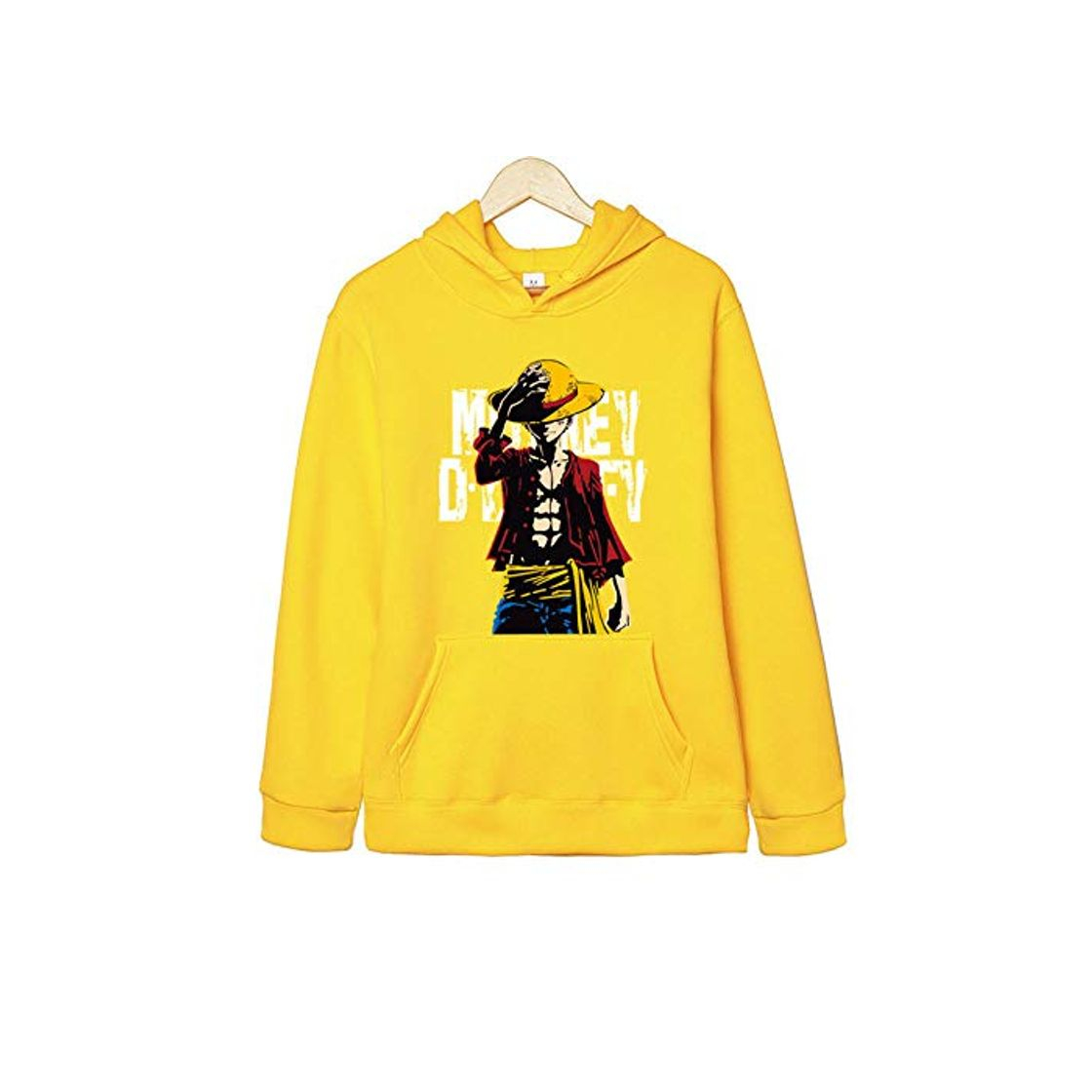 Fashion DYWLQ Moda One Piece Luffy Sudaderas con Capucha para Hombres Sudaderas con