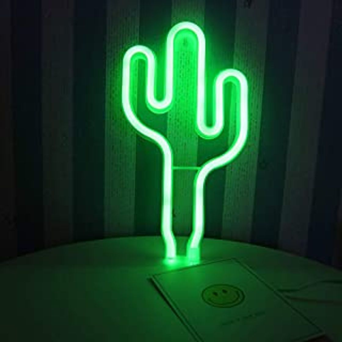 Products LEDMOMO Lámpara de mesa con luz nocturna LED Cactus con forma de luz decorativa Ambiente Luz de señal de neón Habitación dulce con decoración de la habitación