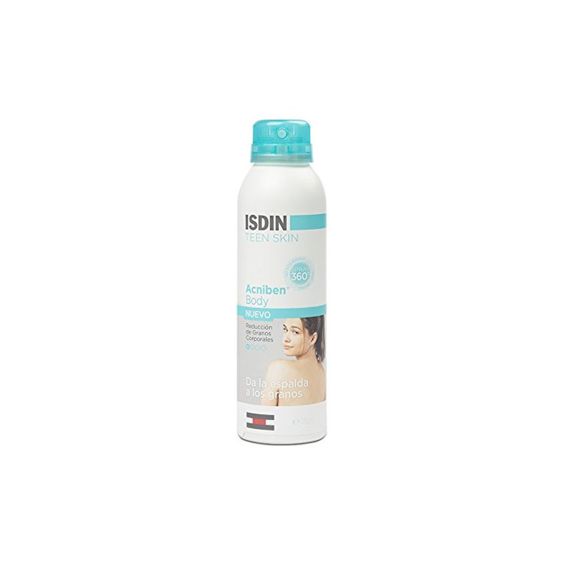 Social ISDIN Acniben Body, Spray Corporal para Acné Corporal y Piel Grasa