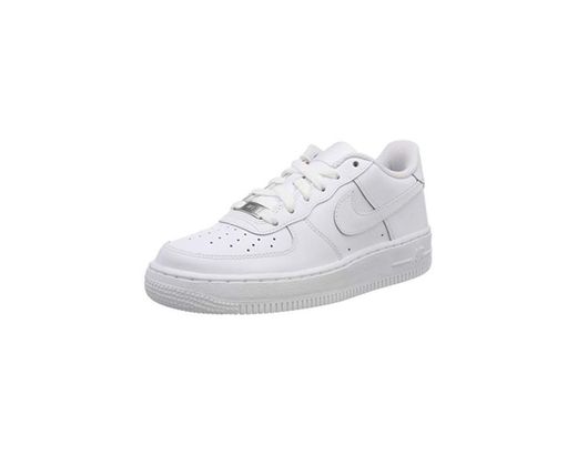 Nike Air Force 1, Zapatillas de Baloncesto Unisex Niños, Blanco (White / White-White)