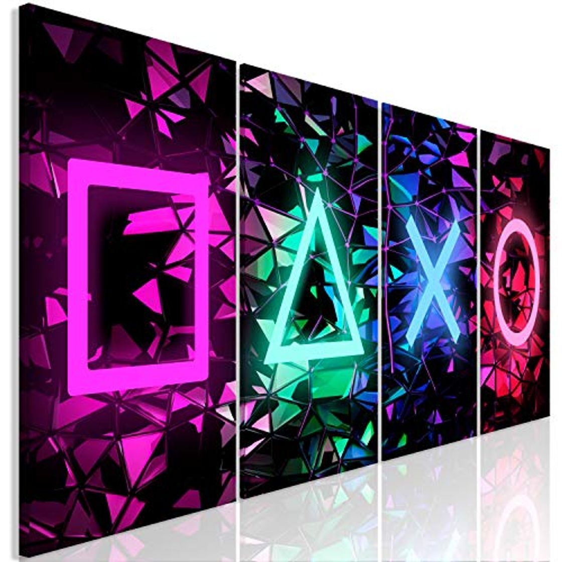 Social murando Cuadro en Lienzo for Gamers Consola de Juegos 160x60 cm 4