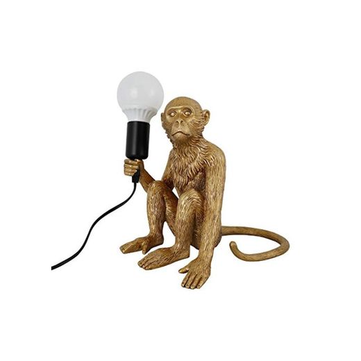 Creative Monkey Table Light, lámpara de Mesa lámparas de Escritorio de Resina,