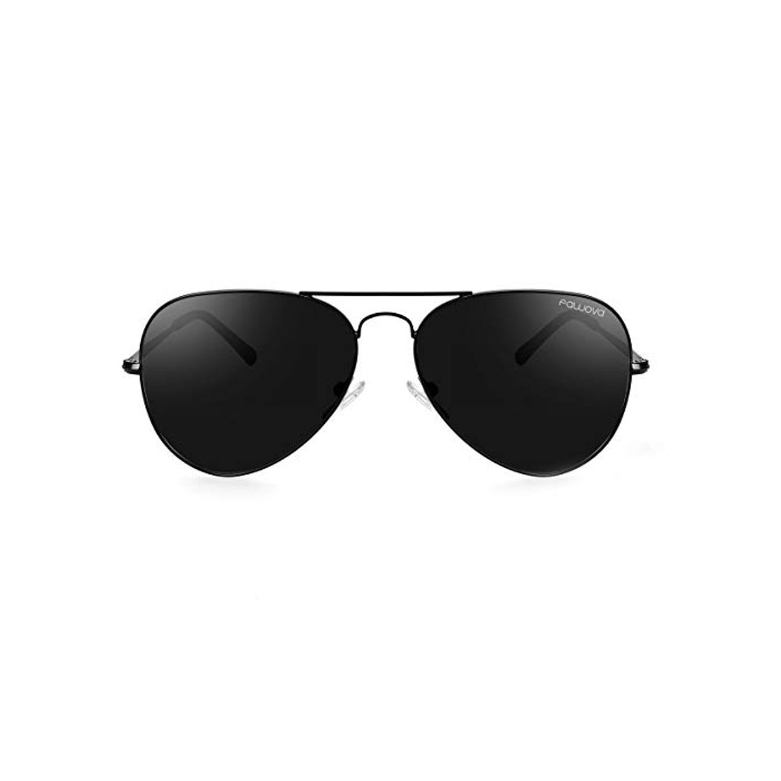 Fashion fawova Gafas de Sol Aviador Hombre Negro