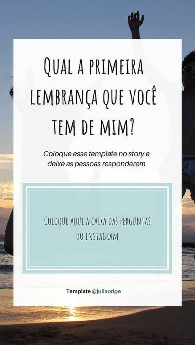 Fashion Primeira lembrança