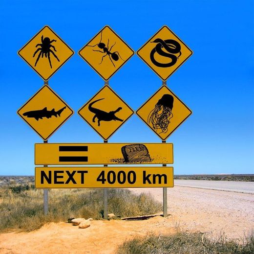 Welcome to the Outback! | Australia funny, Australian road signs ...