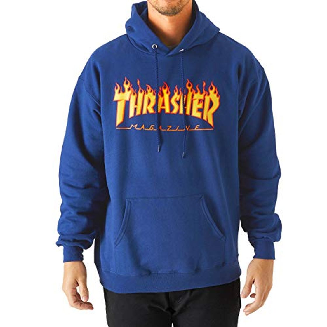 Fashion Sudadera capucha Thrasher Bbq Negro L