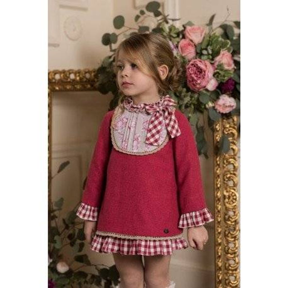 Moda Vestido niña para Navidad rbf