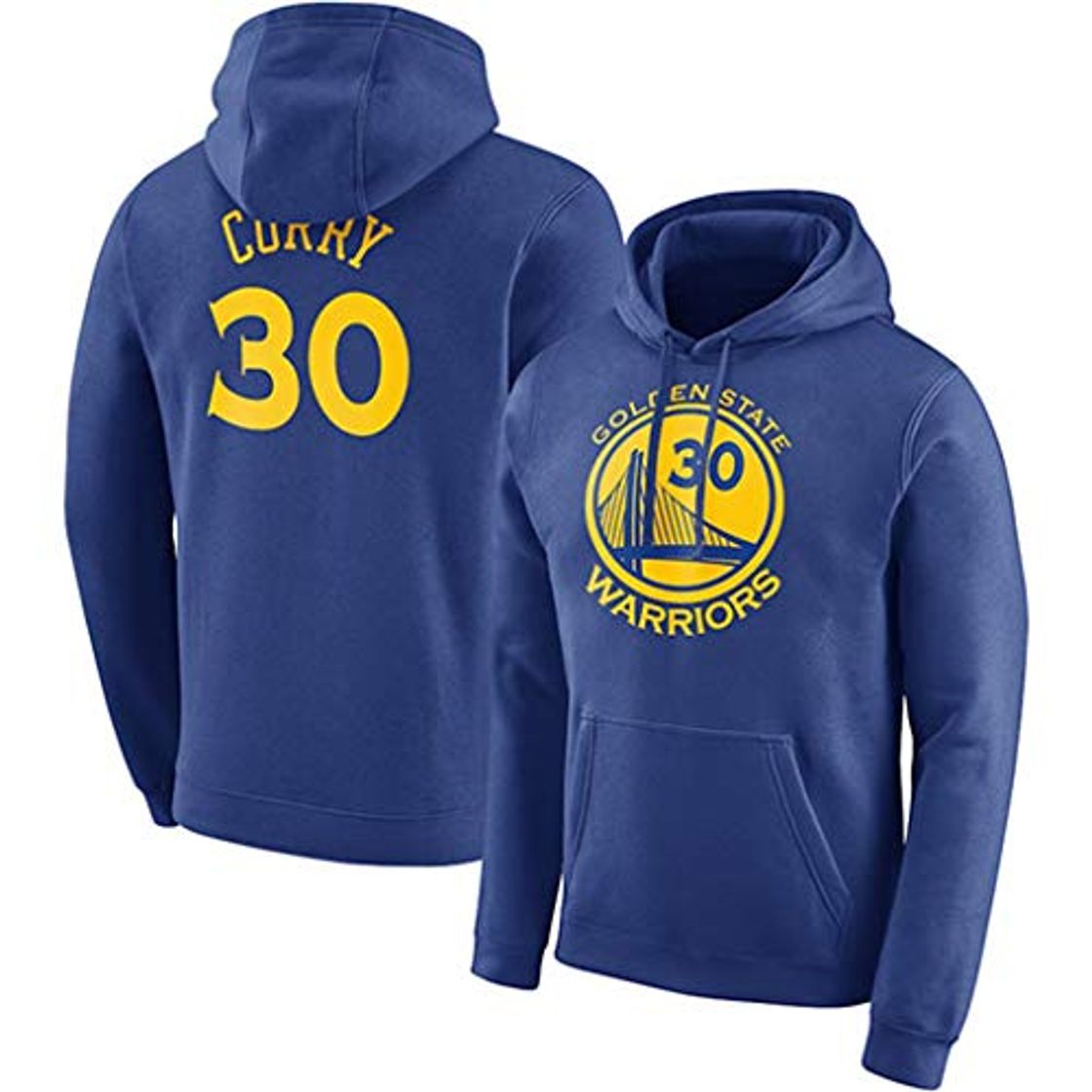 Moda Golden State Warriors Stephen Curry Kevin Durant Sudadera con capucha Hombres Jóvenes Name & Number Deportes Baloncesto Moda Sudaderas Tops