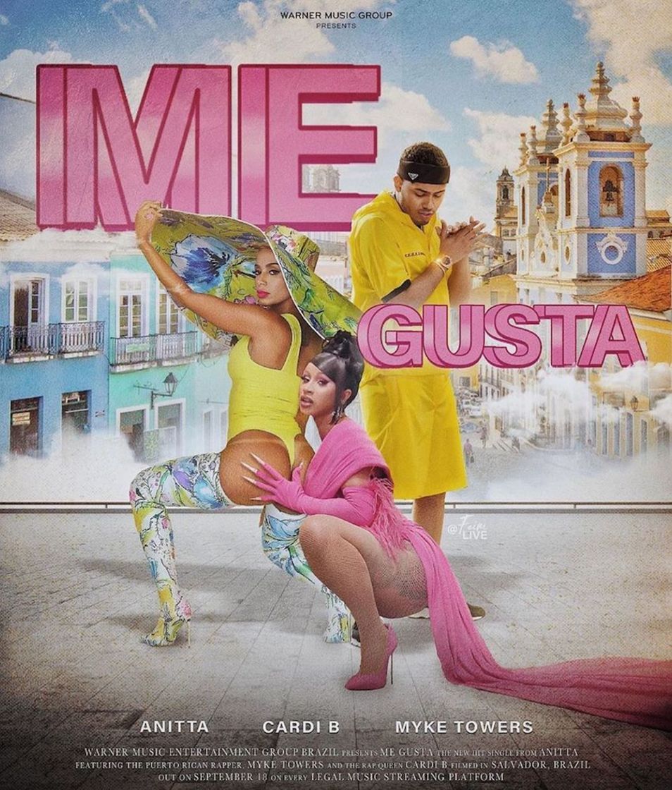 Canción Me Gusta (with Cardi B & Myke Towers)