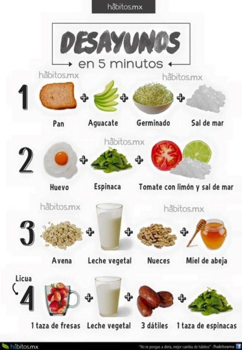 Moda Recetas desayunos fitness al micro en 5 minutos 