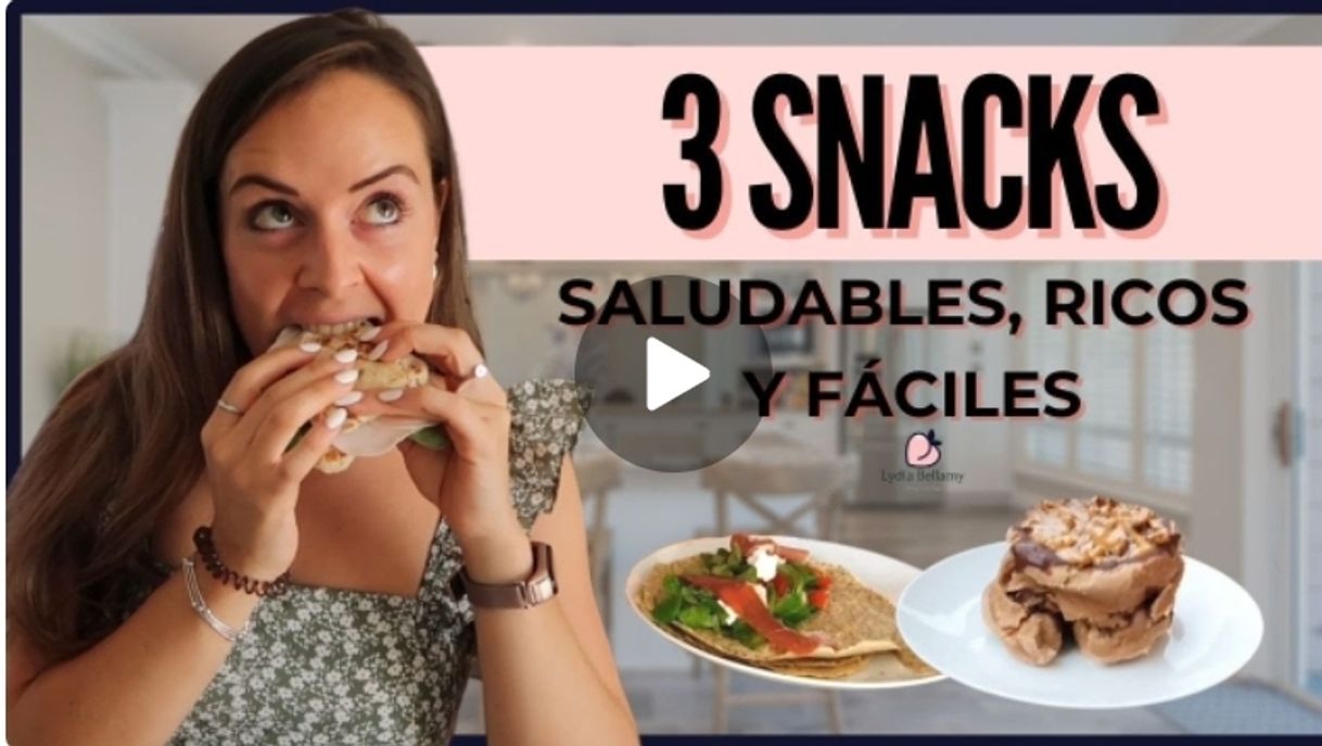 Moda 3 snacks saludables / para adelgazar 