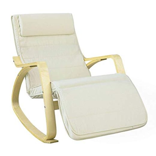 SoBuy Silla de relax, mecedora