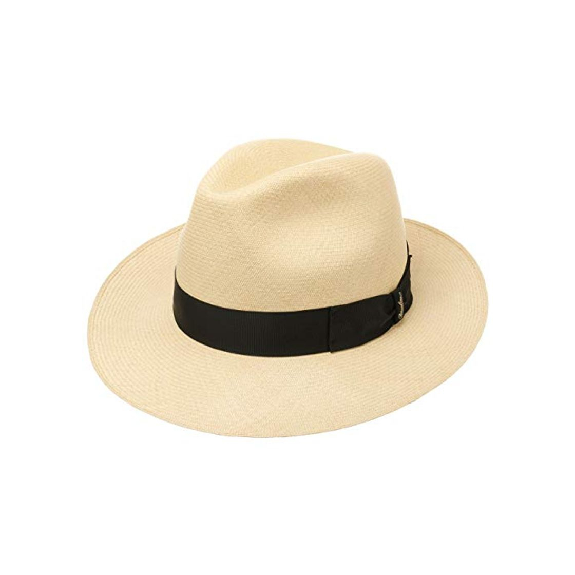 Fashion Borsalino Sombrero Bogart Panamá Premium Hombre - de Sol Paja con Banda