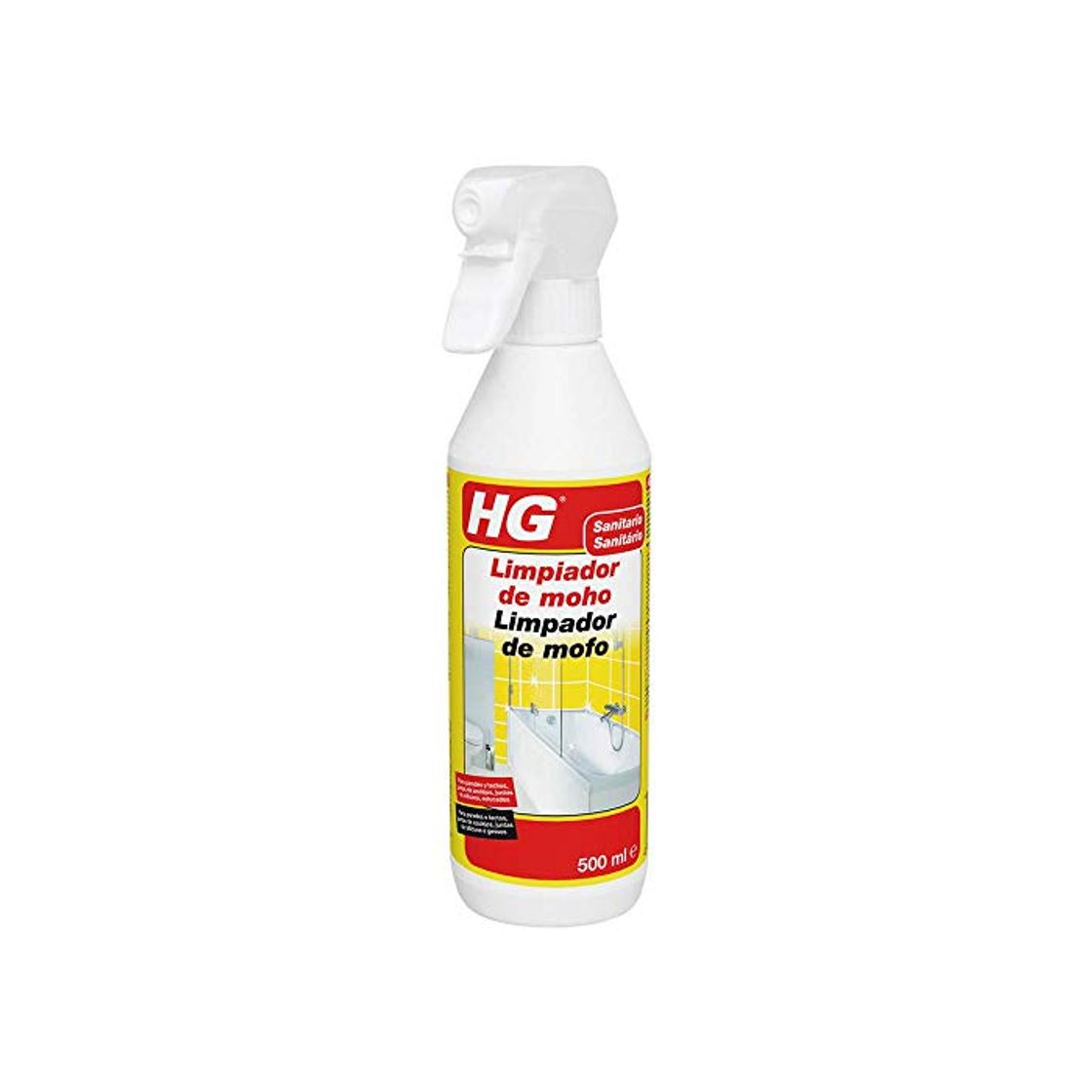 Producto HG Limpiador de moho 500 ml – Espray destructor de moho muy eficaz