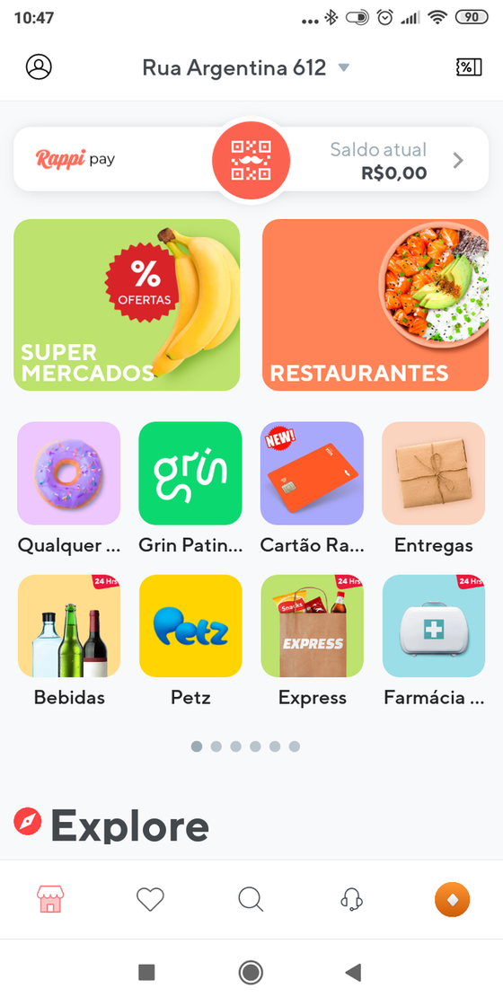 App Rappi - Tudo que você quiser em um só lugar