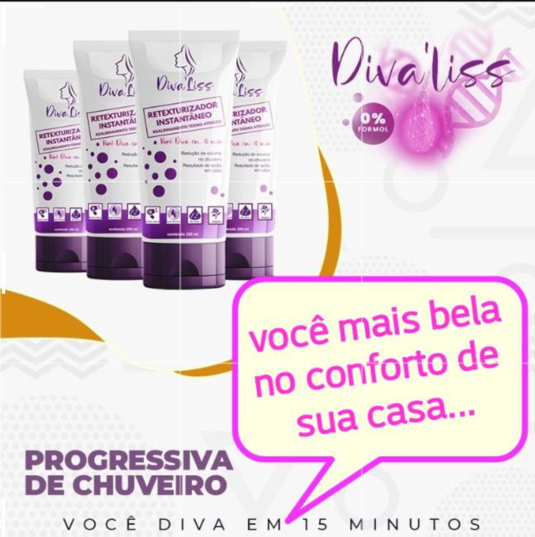 Products DIVALIZZ - PROGRESSIVA DE CHUVEIRO