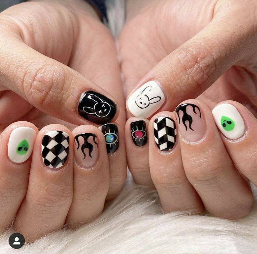 Moda Unhas curtas e fofas 