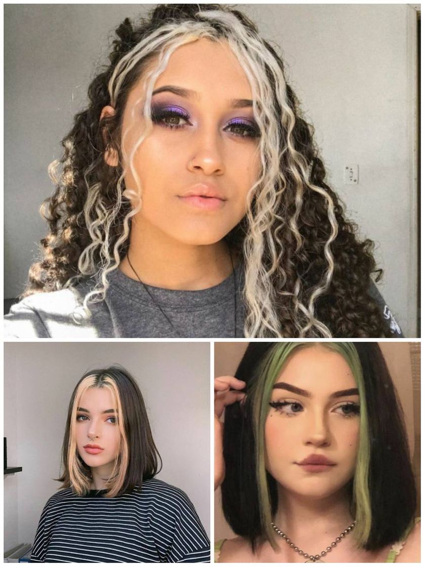 Moda Tintas para cabelo, estilo E girl. Tonalidade verde 💚