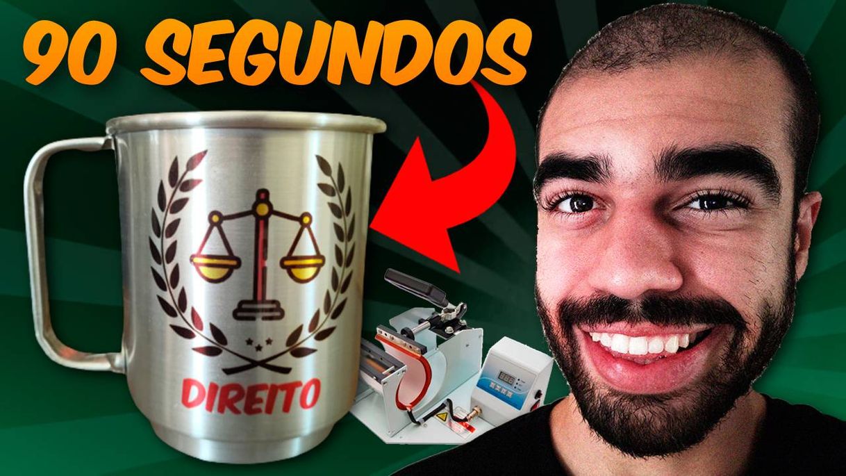 Moda Como Sublimar Caneca de Alumínio Sem Errar (Em 90 Segundos)