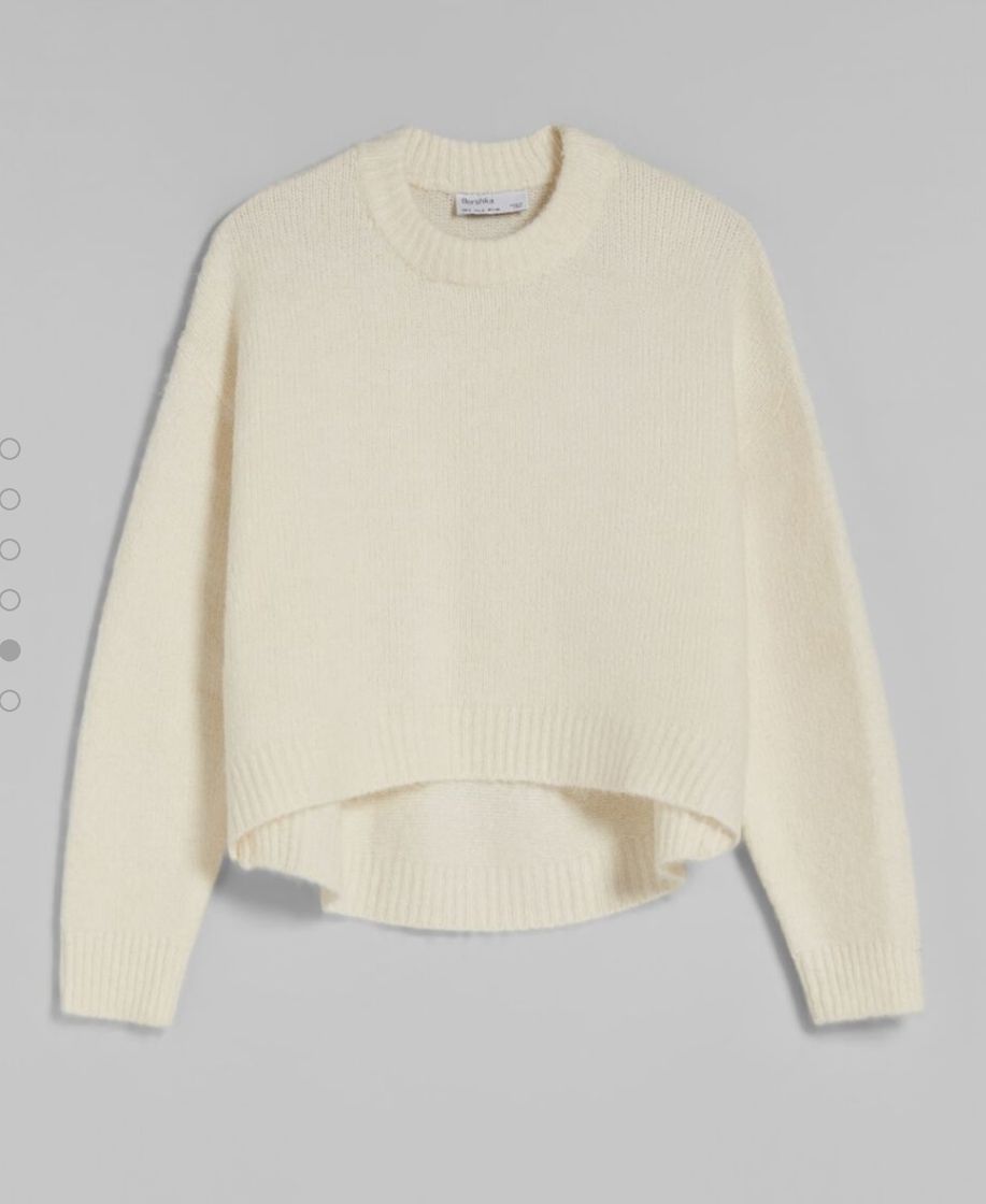 Moda Crew neck mohair-effect sweater - Woman