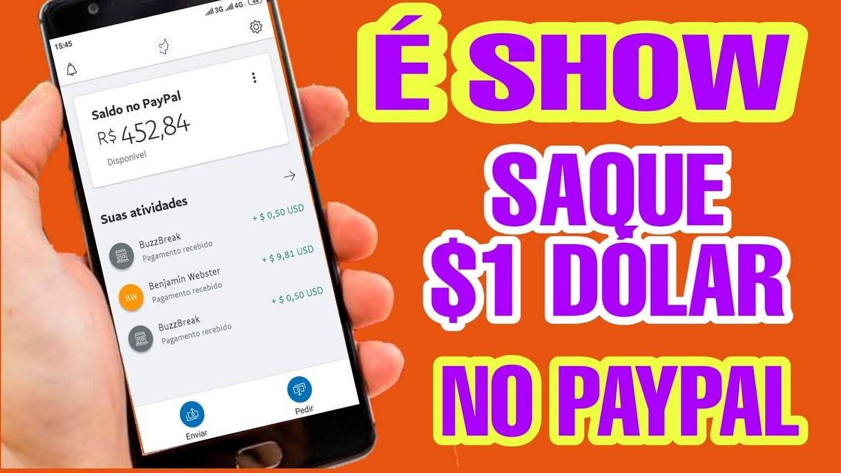 Fashion Como ganhar 1$ dólar rápido e fácil no PayPal 💸🚀