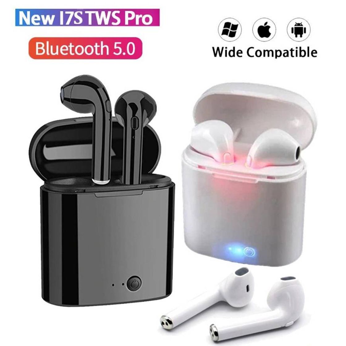 Fashion Fone De Ouvido Sem Fio Bt / Stereo Bts I7S /Airpods  iPhone/