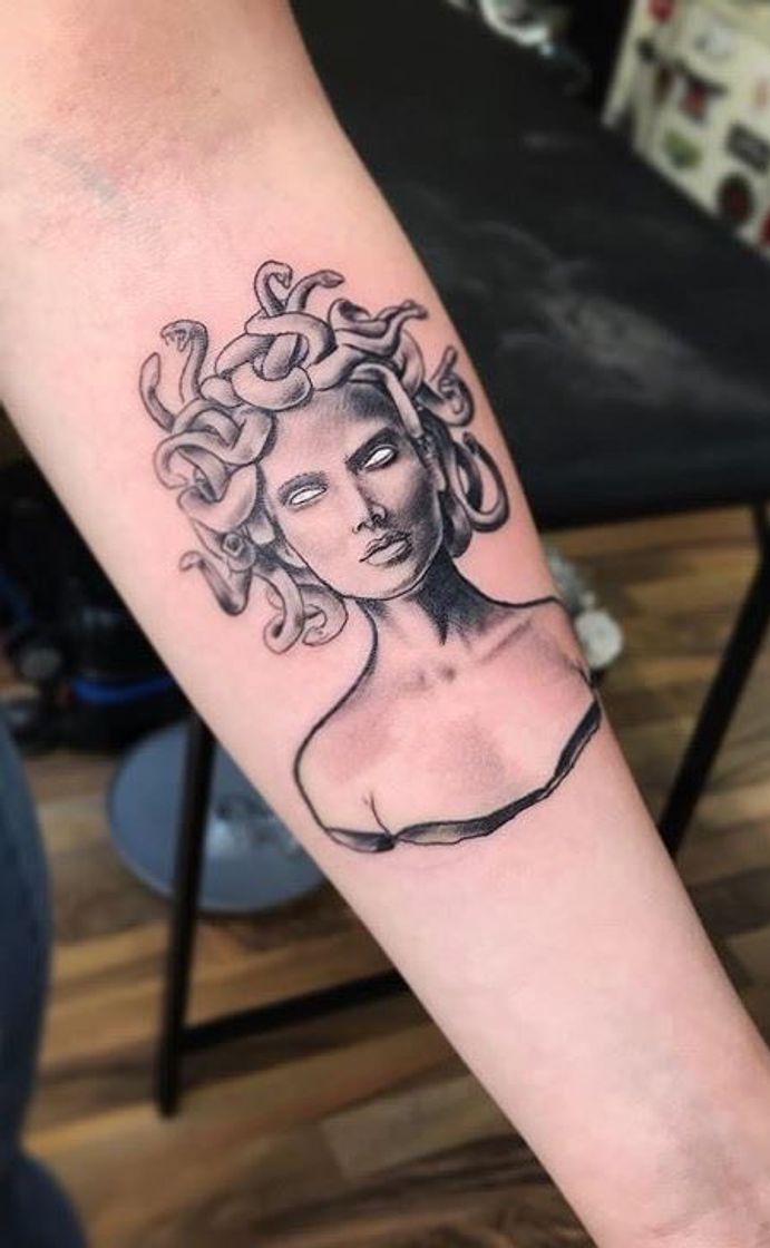 Fashion Tatuagem medusa 