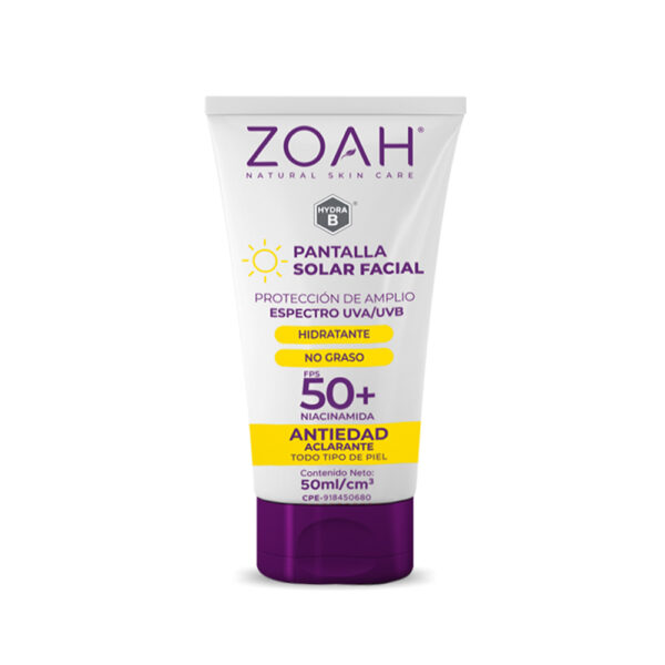 Social pantalla solar facial Zoah 