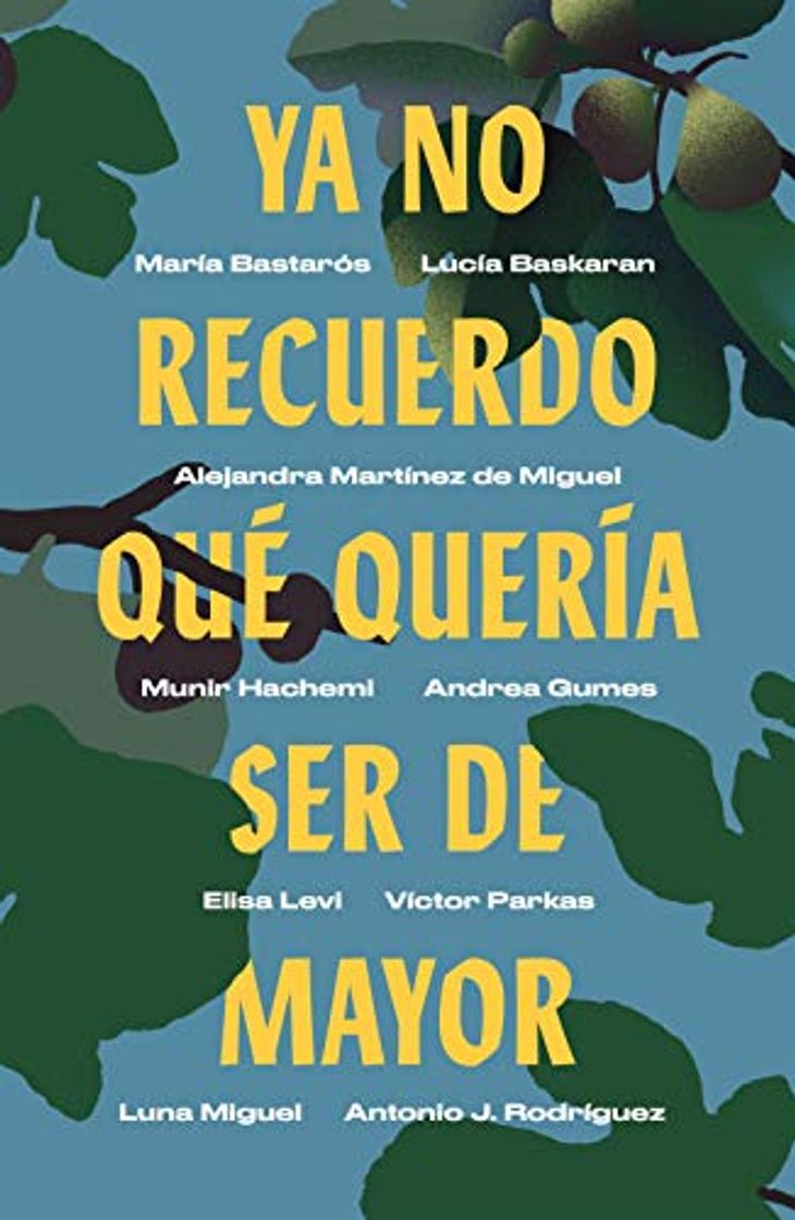 Book Ya no recuerdo qué quería ser de mayor