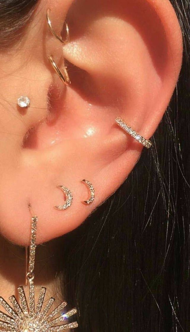 Fashion Shine ear piercing