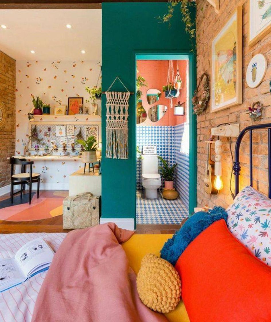 Social Colorful room ❤🍊🟡🟩