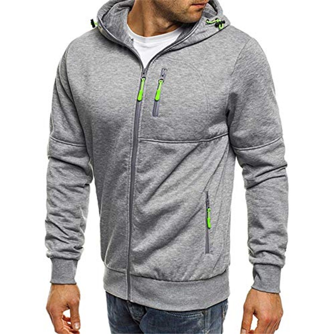 Fashion Hombres Sudadera con Capucha Casual Tops Deporte Blusa Manga Larga De Patchwork Blanca Beisbol Divertidas Camuflaje Calavera Camisas Otoño riou