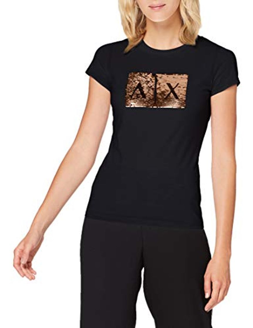 Moda Armani Exchange Basic T-Shirt Logo On Bust Camiseta