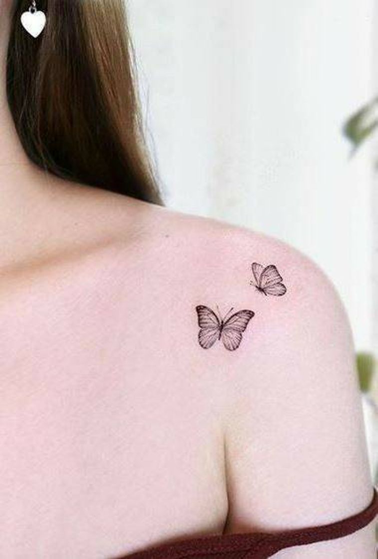 Fashion Tatuagem de borboleta delicada 🦋