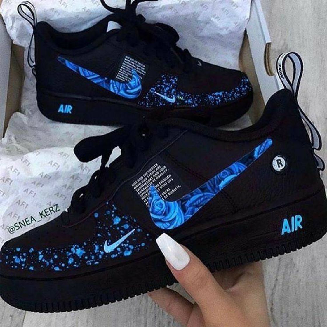 Fashion Air force preto e azul💙🖤